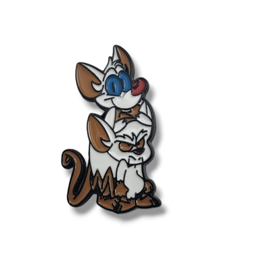 Pinky and the Brain Full Portrait Brooch/Pin